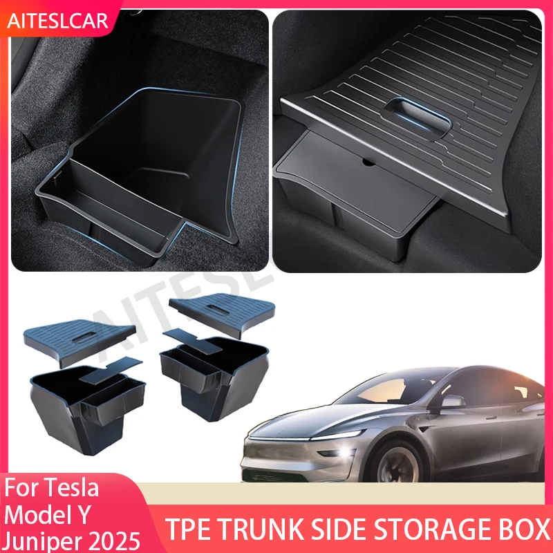 Premium Rear Trunk Storage Box Cargo Organizer Accessory