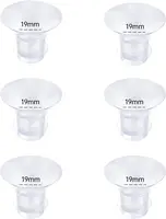 Flange Inserts 13/15/17/19/21mm Compatible with Momcozy S12/S12pro/S9/S9 pro, for TSRETE/Spectra/Medela 24mm Shield/Flanges 2
