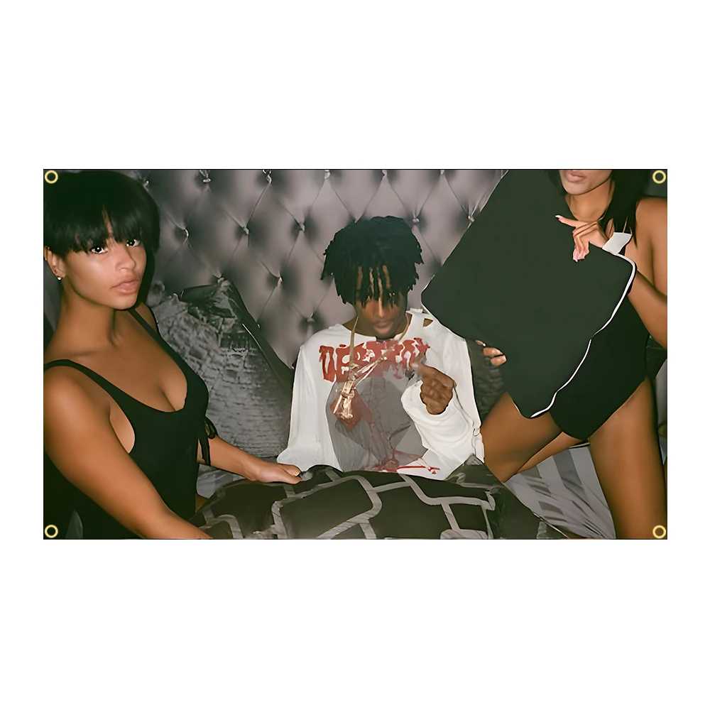 Flag Playboi Carti Wall Tapestry Album Cover Posters Playboi Carti