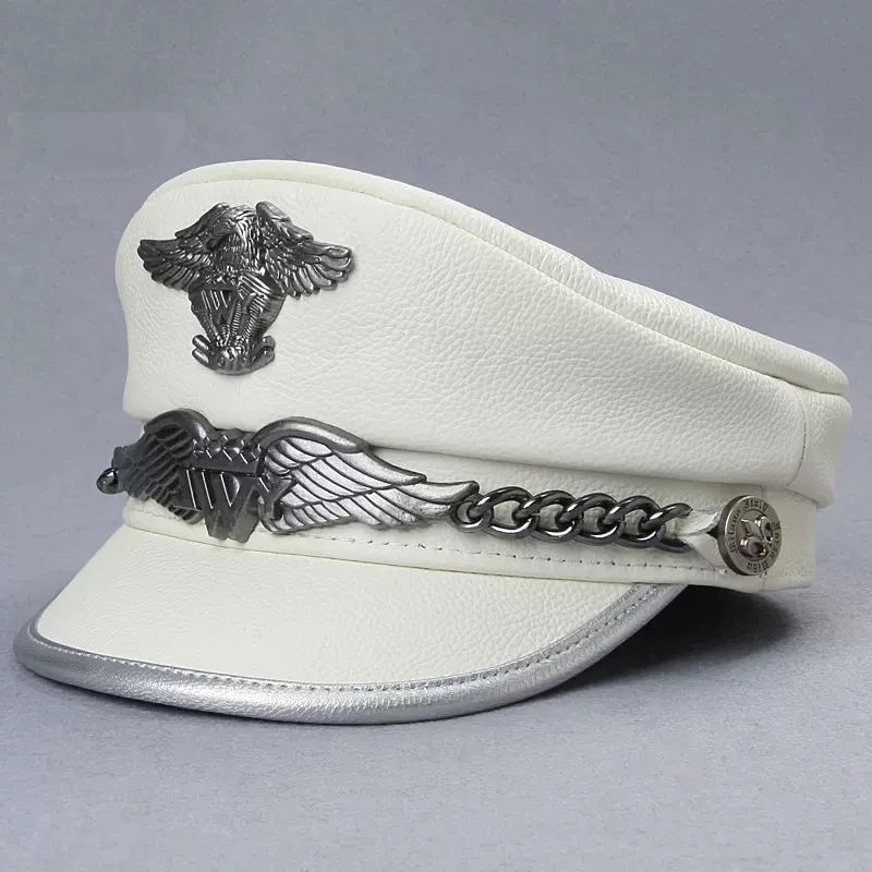 berretto-da-moto-da-uomo-in-vera-pelle-berretto-da-motociclista-da-uomo-captain-british-punk-style-berretto-europeo-americano-flat-top-bianco-casquette