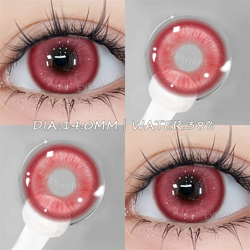 Vibrant Purple Fashion Contacts - High-Quality Soft Beauty Lenses (Yearly)
