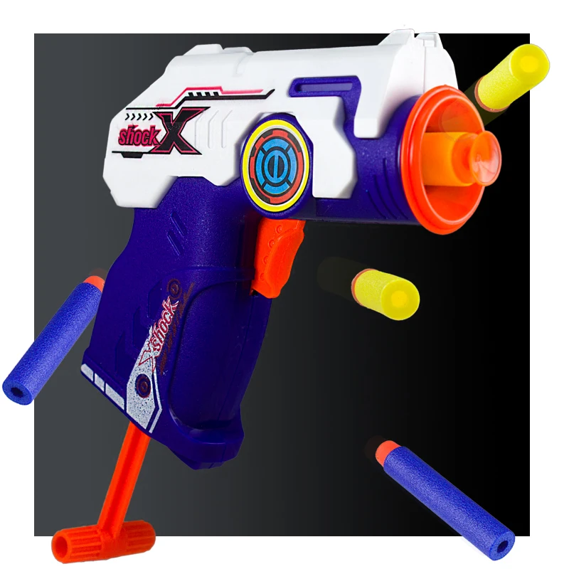 

Kids Soft Bullets Guns Toy For Boy Adult Manual Foam Bullet Pistol EVA Foam Darts Gun Toys Weapon Children Outdoor Shooting Game