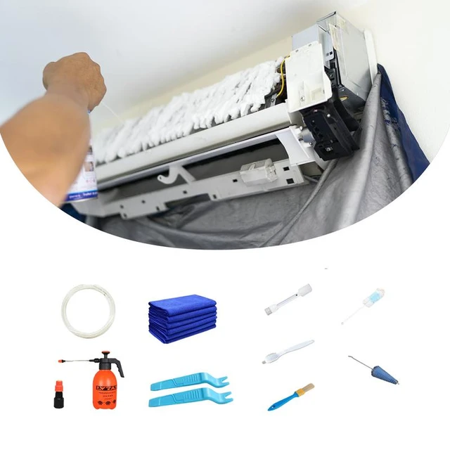 Ac Cleaning Kit Air Conditioner Cleaning Bag with Drain Pipe Ac Cleaning  Cover Waterproof Air Conditioning Cleaner Aircon Tools - AliExpress