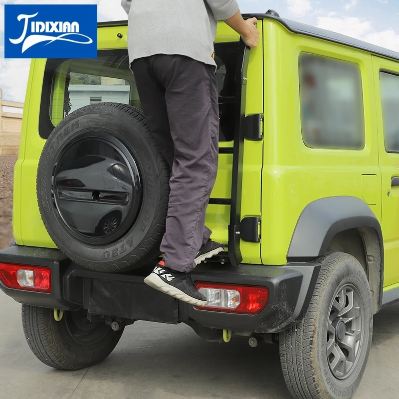 Schutz Rahmen für Suzuki Jimny JB74 Auto Hinten Tür Heckklappe Leiter für  Suzuki Jimny 2019 2020 2021 2022 Außen Zubehör - AliExpress