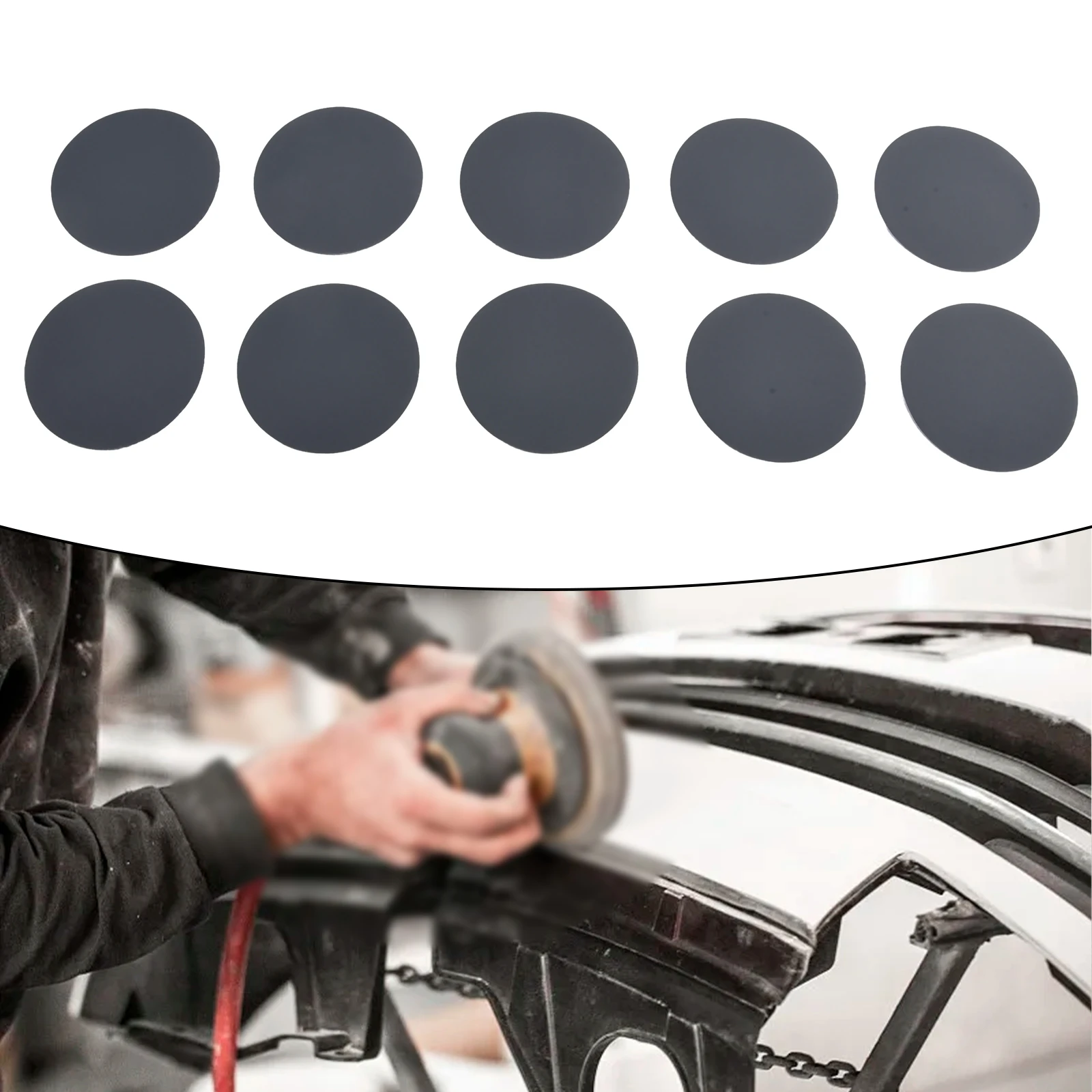 

10PCS 3 Inch Silicon Carbide Sanding Discs Wet/Dry Sanding Sandpaper 240-10000#