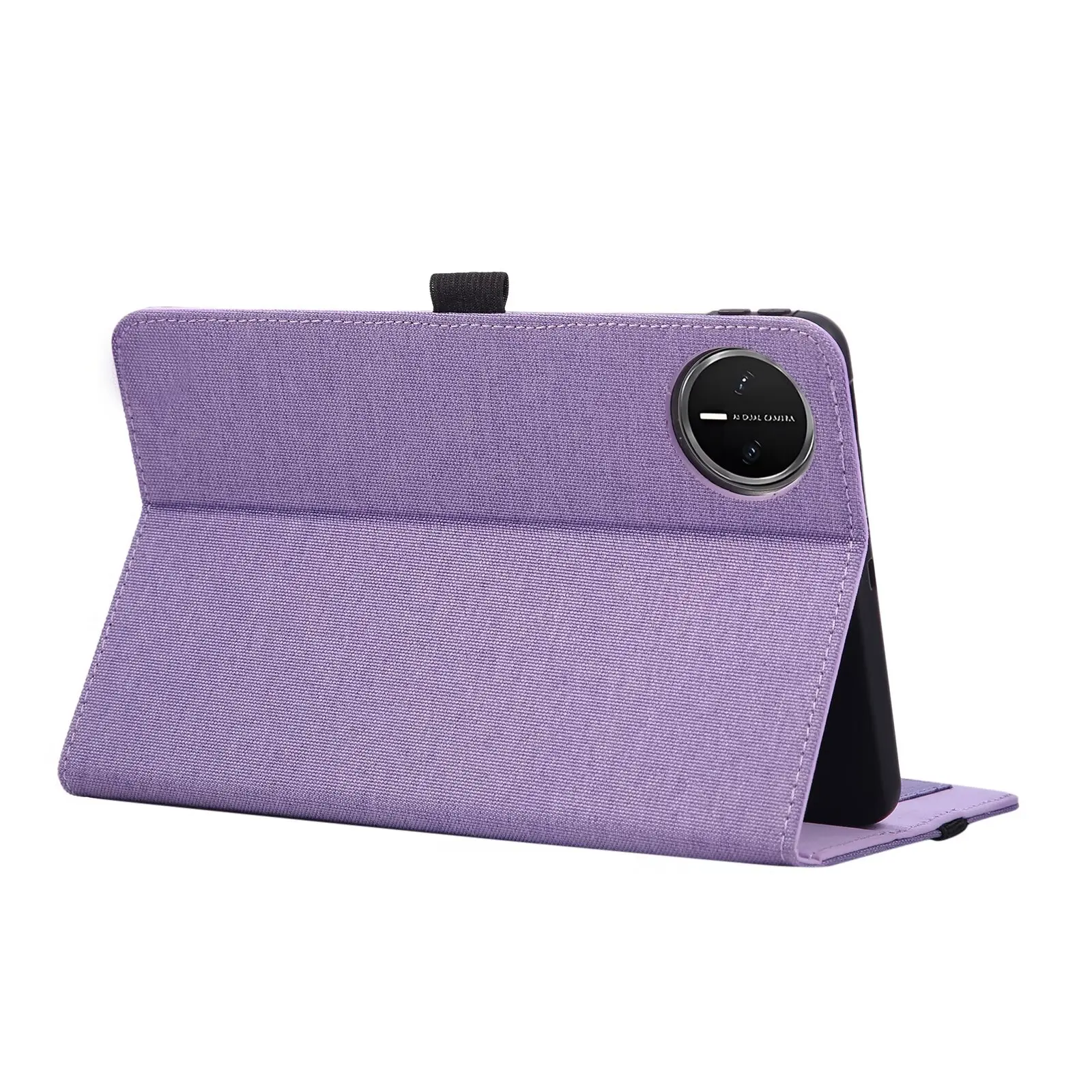 Denim Fabric Flip Stand Tablet Case with TPU Soft Back Cover