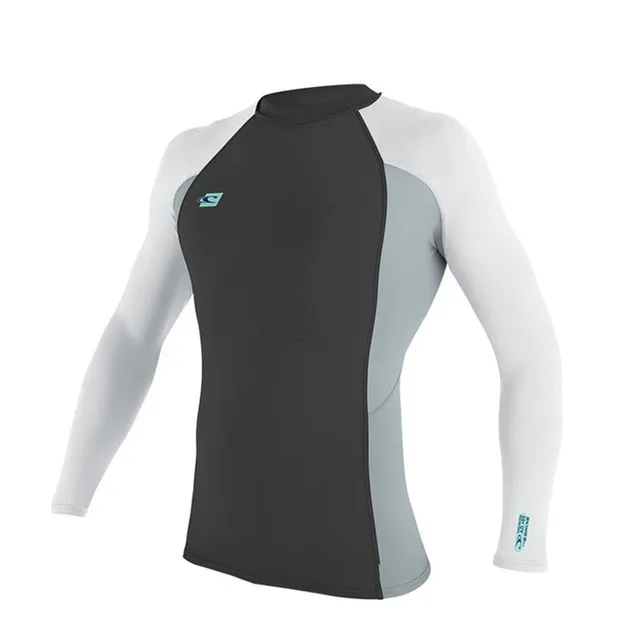 남성용 서핑 티셔츠 운동복 수영복 긴팔 수영 탑 UV 수영 타이트 러쉬 가드 서핑 수영복 러쉬 가드
