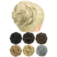 Soowee cheveux synthétiques Chignon cheveux Chignon couverture Blonde Chignon perruque Updo Bsh cheveux beignet Benehair livraison directe fournisseurs pièces de cheveux 1