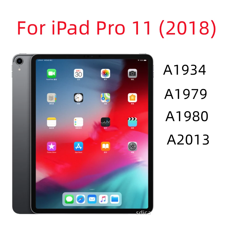 For iPad Pro 11 2018 2020 2021 Tempered Glass Screen Protector A2459 A2460 A1980 A1934 A1979 A2228 A2230 A2231 Tablet HD Film