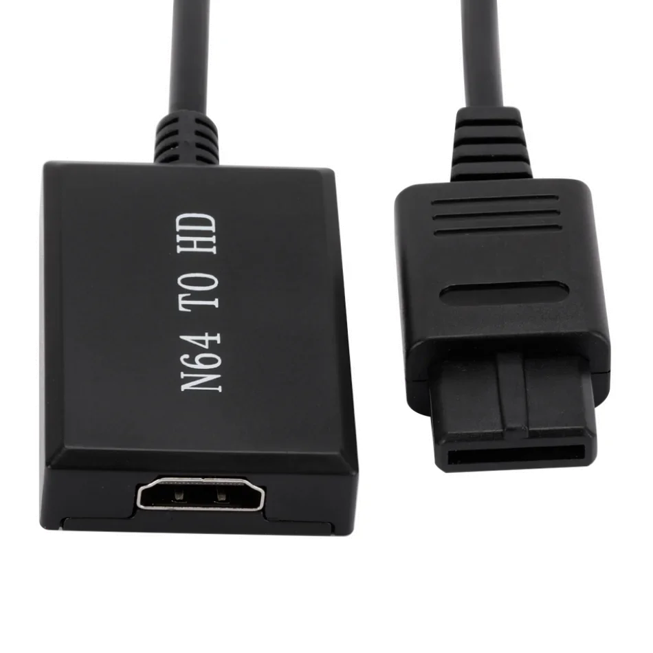 WvvMvv N64 To HDMI-compatible Video Converter High Definition Link Cable For Nintend N64 / SNES Plug And Play HD 1080P Adapter