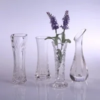 Decorative Vases Transparent Plastic Flower Vase Creative Home Imitation Vase Home Desktop Decoration Vase 1