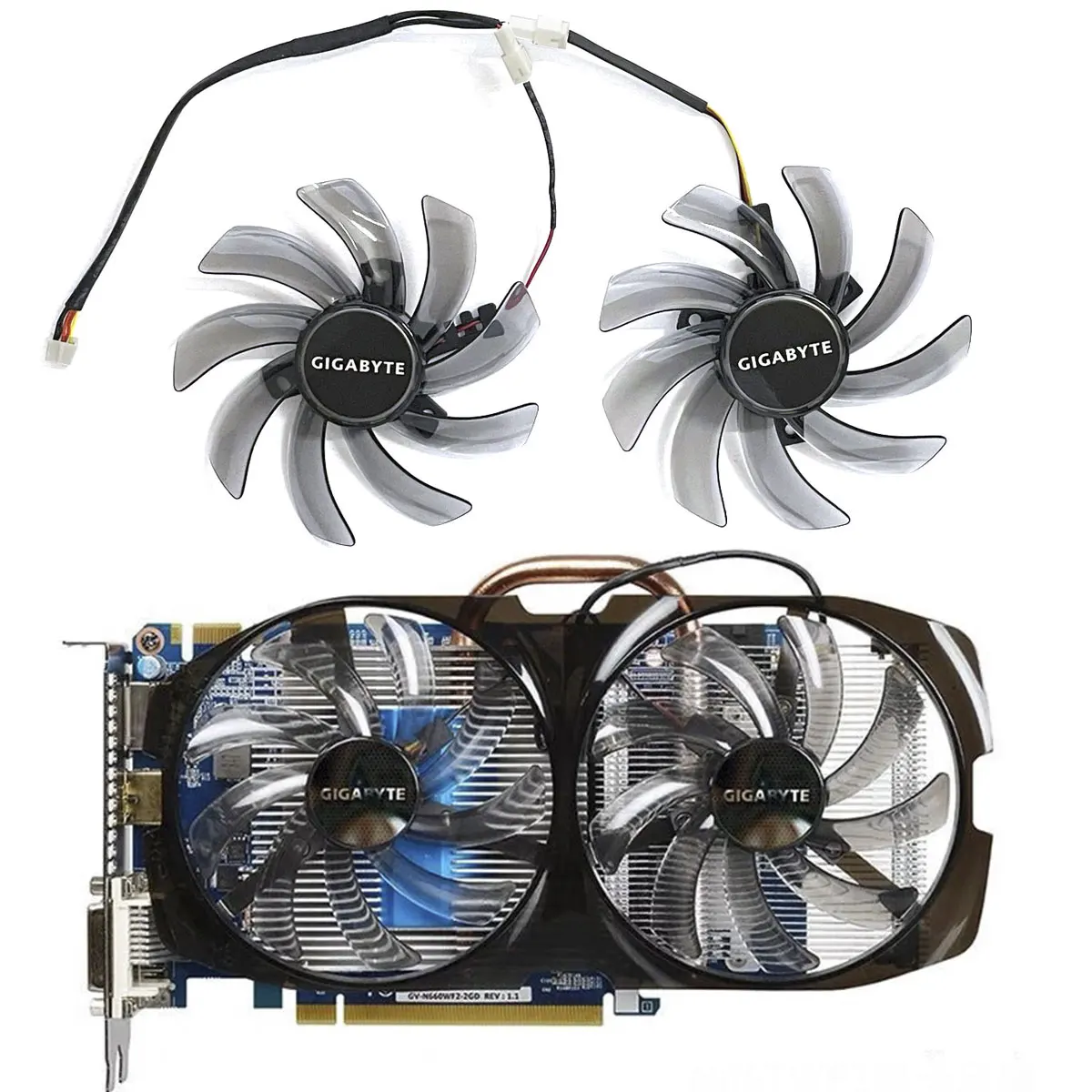 95mm 2pin 3pin Gigabyte sm Gigabyte 10010s12h Gigabyte için - Main Image