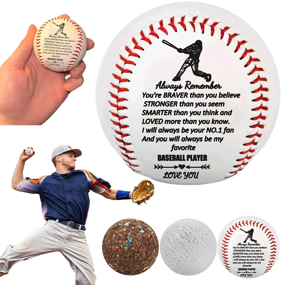 Practice Baseball 9 in Competition Baseball Teens Training Sports for Pitching Hitting Batting Fielding