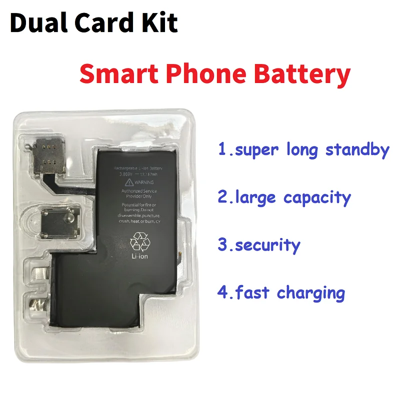 Hiseecon Wylie Dual SIM Slot Kit for iPhone 15 Pro Max to Convert