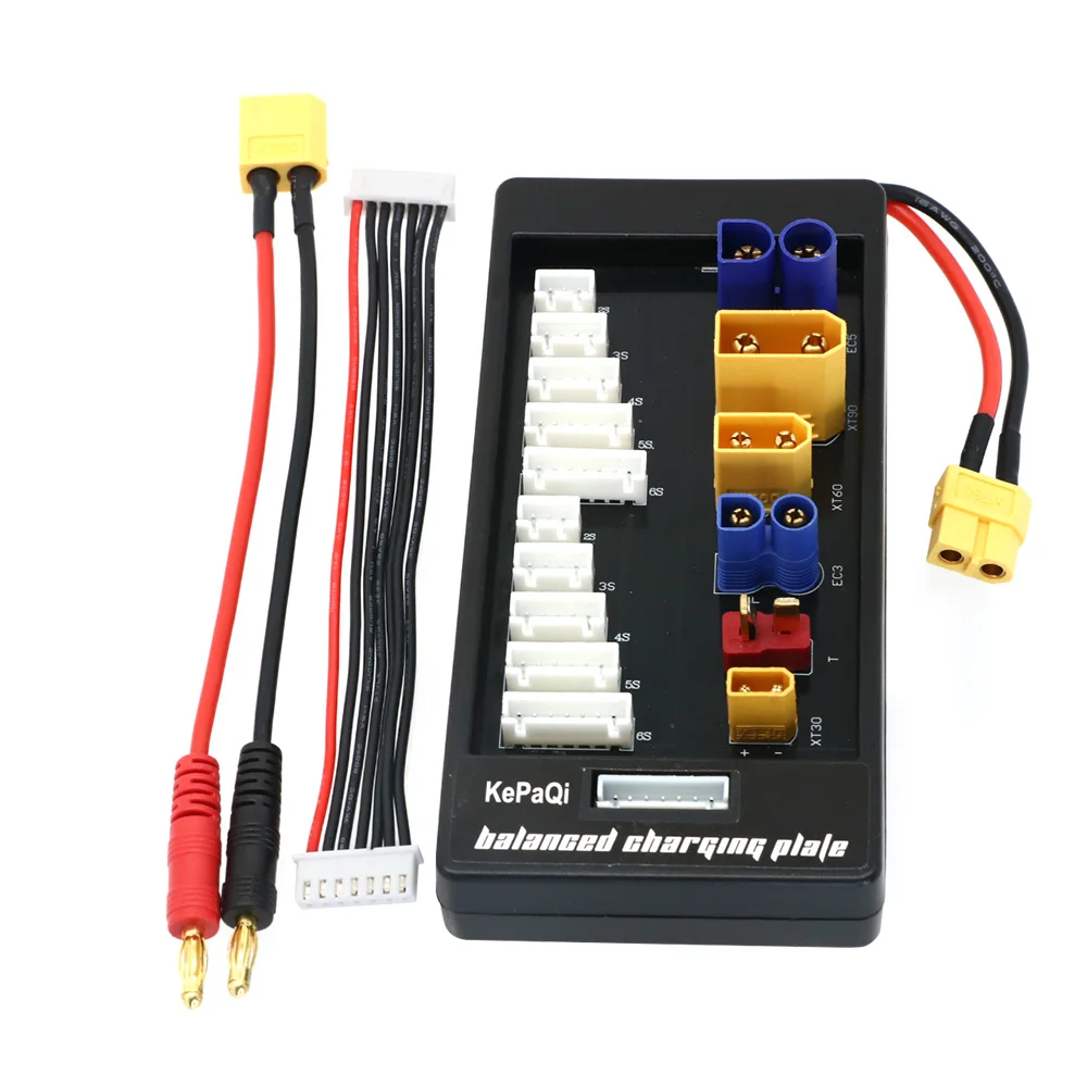 Connexion de batteries LiPo sur carte de charge parallèle XT60 XT30 EC5 EC3 2-6S