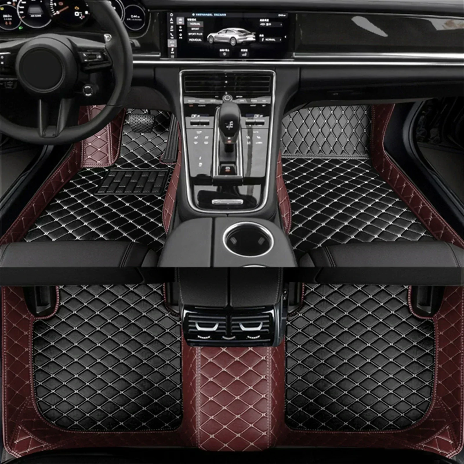 Color Car Floor Mats for Land Rover Range Rover Velar-Range Sport Interior Details Car Accessories Carpet