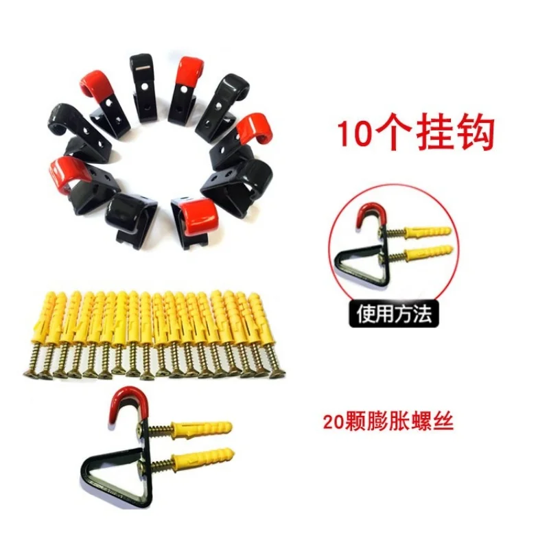 10PCS Wheel Hook Metal Wheel Wall Hook Car Rim Modified Hub Display Stand