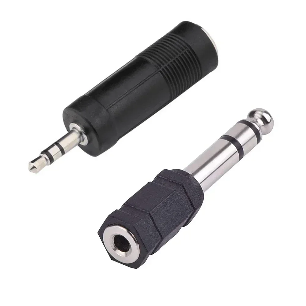 3.5mm Female To 6.35mm Male Stereo Headphone Audio Adaptor Microphone Connector For Pro Audio Applications audio adapter audio adapter set
