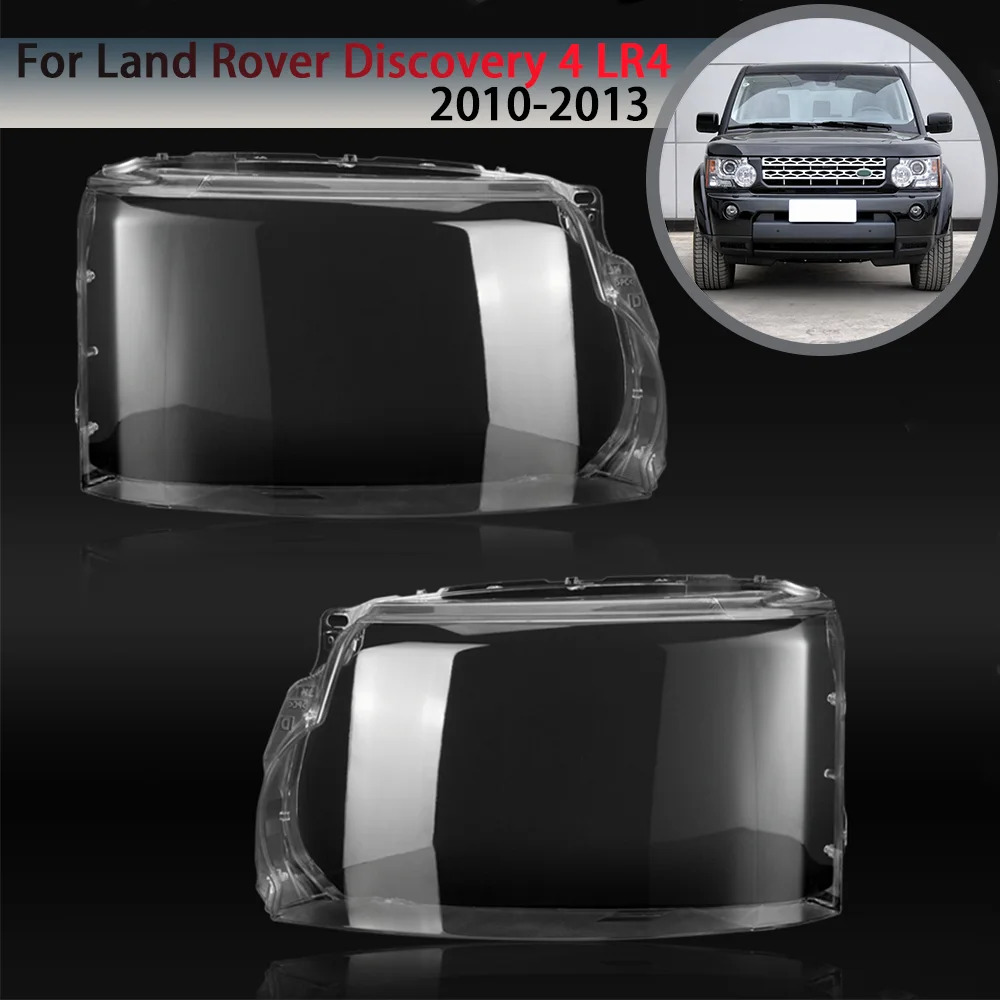 

2Pcs Front Headlamps Glass Headlights Shell Cover Transparent Lampshades Lamp Shell For Land Rover Discovery 4 LR4 2010-2013
