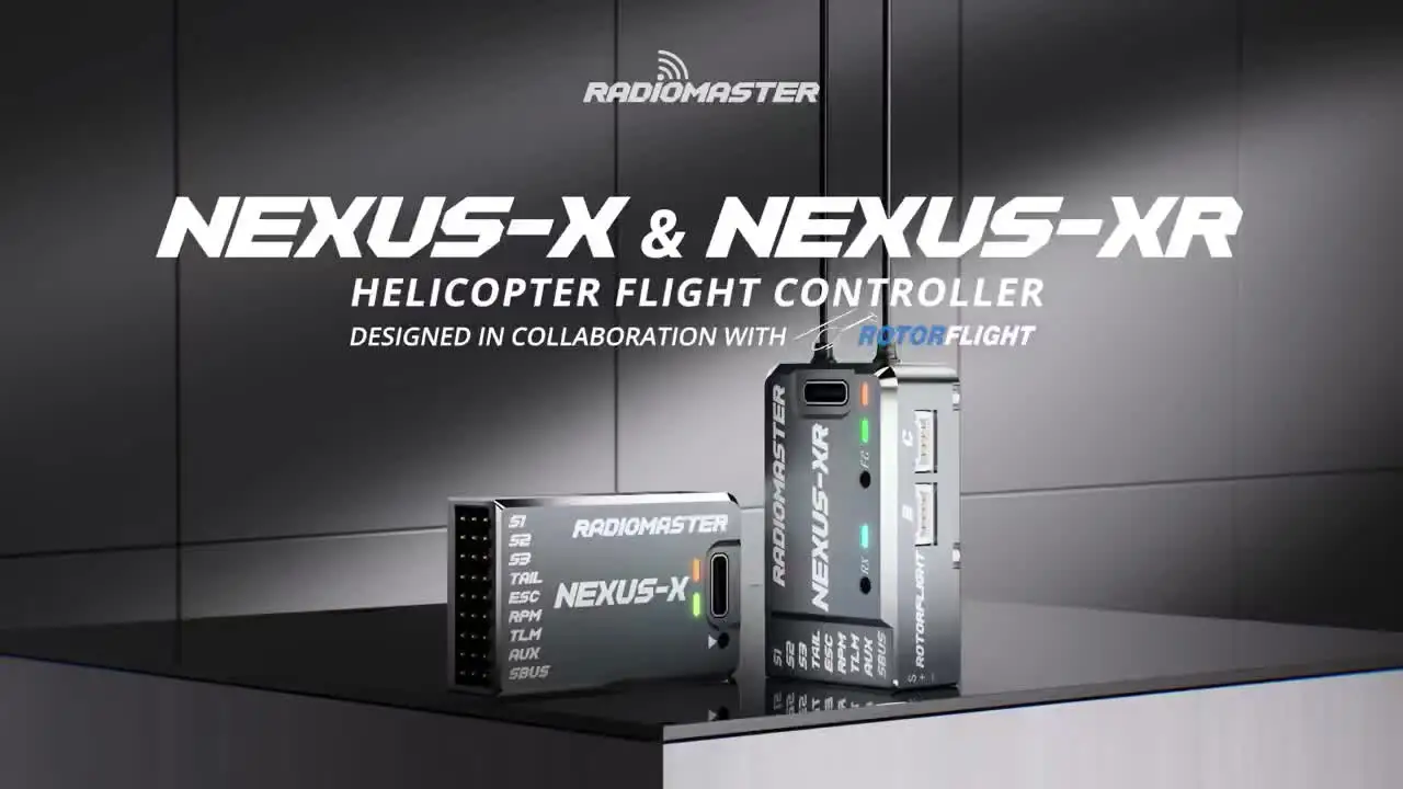 予約注文 ラジオマスター Nexus-XR ヘリコプター フライト 