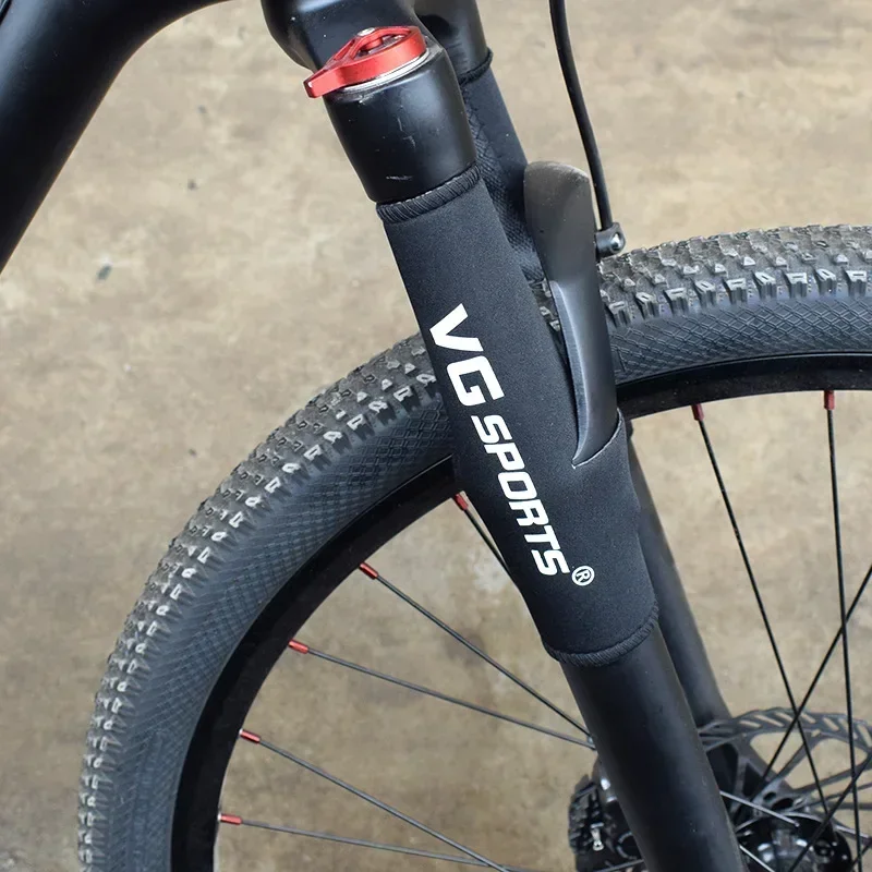 1PairRoadBikeGuardFrontForkCoverProtectivePadFrameWrap