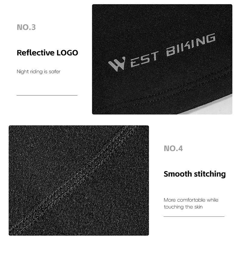 WEST BIKING Winter Taktische Maske Doppelschicht Radfahren Sturmhaube Fleece Halswärmer Schal Mütze Sport Laufen Wandern Ski Gesichtsmaske – Detail 31