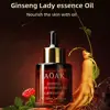 30ml Double Rose Petal Radiance Essence Oil Facial Care Tightening Moisturizing Ginseng Essential Oil Face Serum Korean Skin Car 2