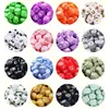 26Pcs Silicone Letter Beads 12mm Colorful Alphabet Silicone Chewing Bead for Pacifier Clip Chain Teether Accessories BPA Free 3