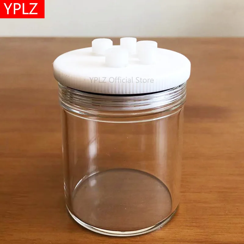 Sealed gas electrochemical electrolysis device electrolytic reaction cell electrolytic cell test container bottle