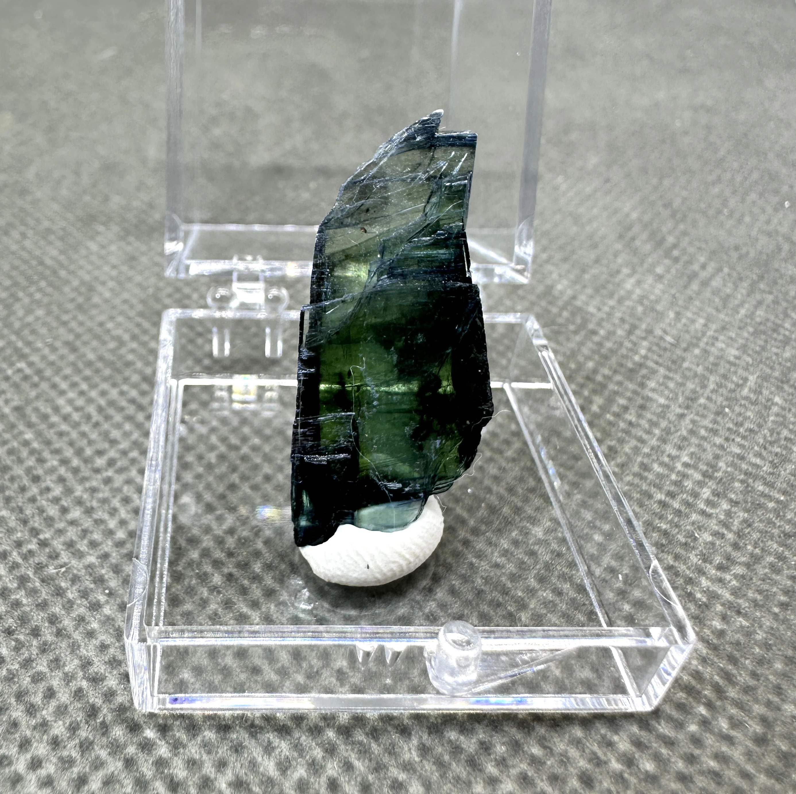 Natural Brazil  Vivianite (Blue ironearth) mineral specimen + box size 3.4 cm + healing quartz crystals and stones rock gemstone 2