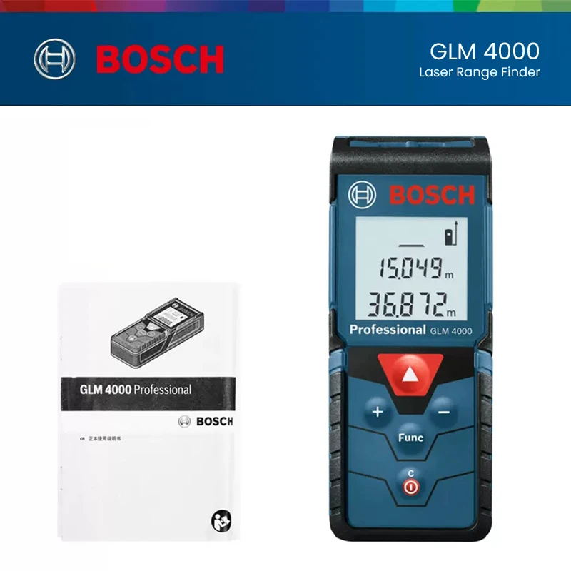 Telemetro Laser 40M Bosch Glm 4000 Distanza Laser Meteroutdoor Righello Elettronico Ad Alta Precisione Metro A Nastro Laser A Infrarossi