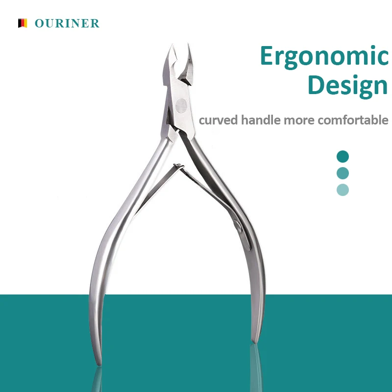 CuticleNippersNailManicureCuticleScissorsClippersTrimmerDeadSkinRemoverPedicure