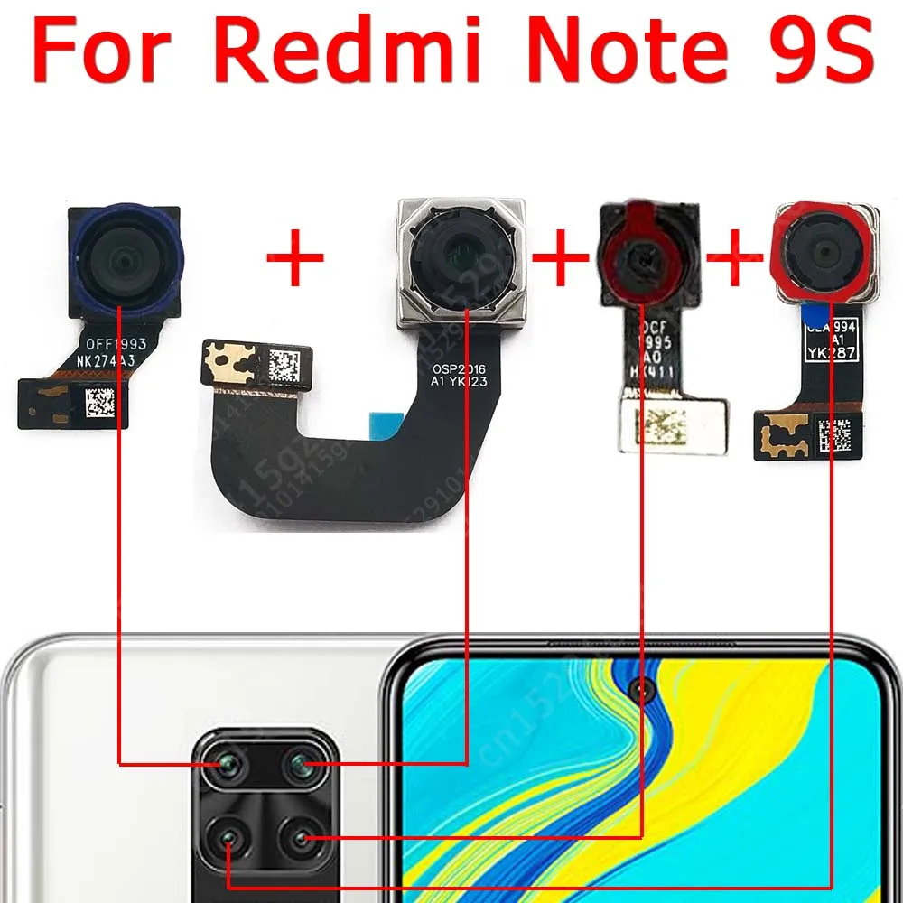 Module Appareil Photo Arrière Original Pour Xiaomi Redmi 9 (M2004J19AG) - Noir