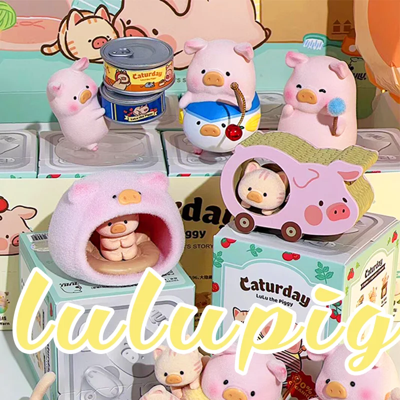 

Lulu The Piggy Catur Day Classic Series 3 Blind Box Mysterious Boxs Original Action Figure Cartoon Model Kids Gifts Toys Collect