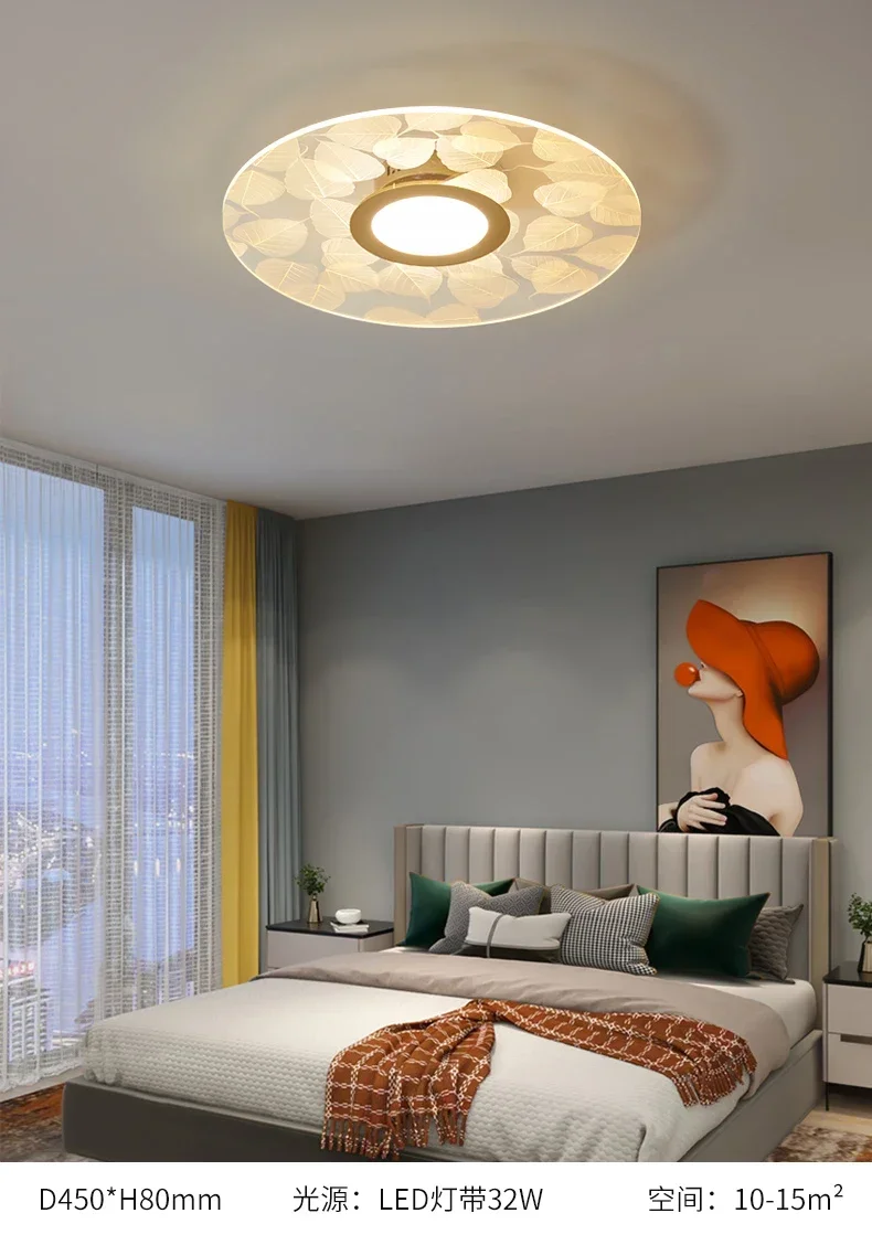 Description Picture 6 of itemLight Luxury Bedroom Ceiling Light Nordic Simple Modern Creative Personalized Book Room Light