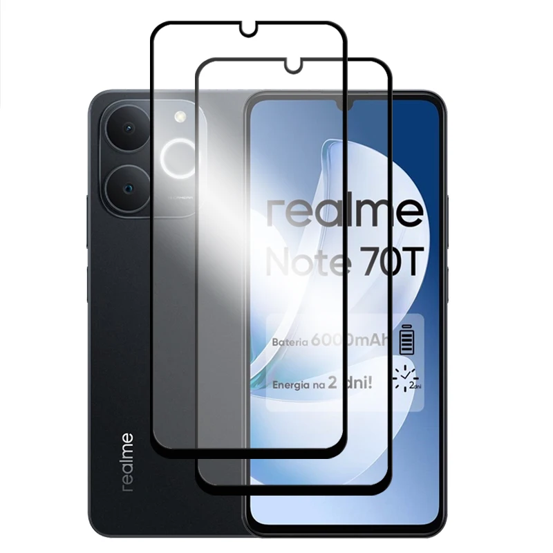 6-in-1 Tempered Glass Screen and Lens Protector Set with 2.5D Full Coverage