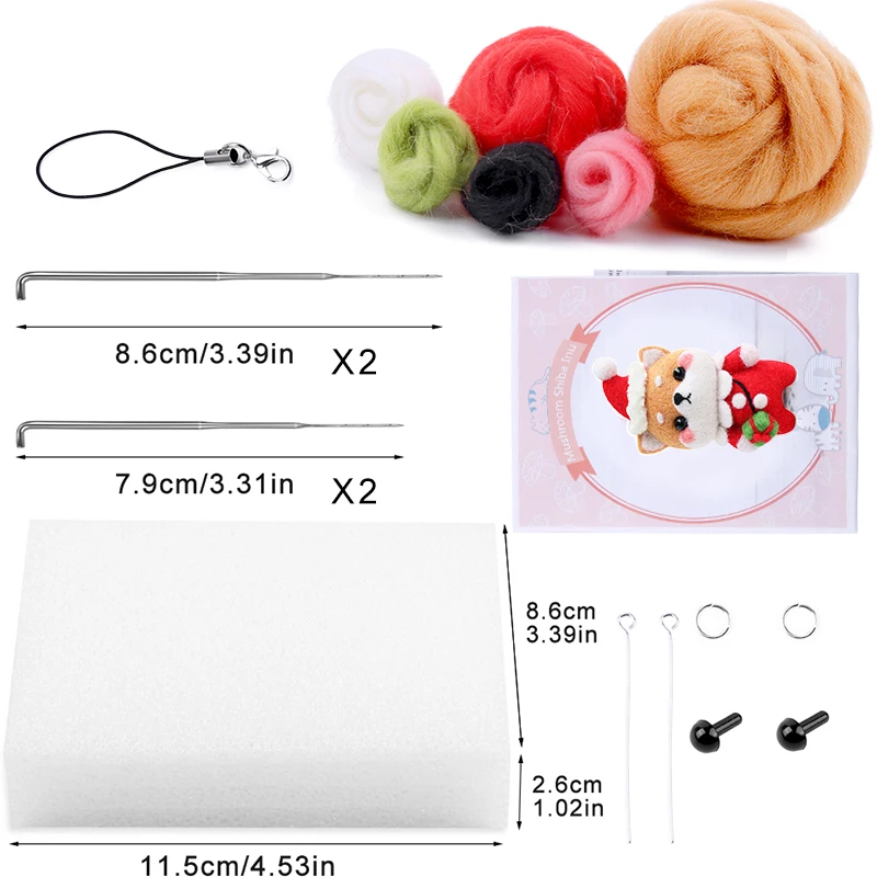 Kit Per Infeltrimento Ad Ago Per Principianti - Lana Morbida Per Creare Bambole E Animali Fai Da Te - Foto 8