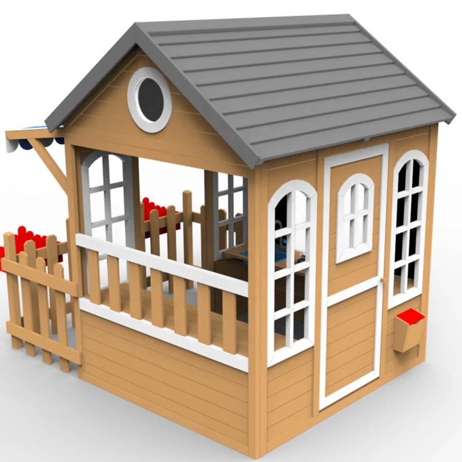 รูปสินค้า ชุดบ้านไม้ของเล่น DIY สำหรับเด็ก สร้างสรรค์ได้เอง