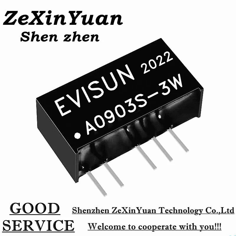 

5PCS A0903S-3W A0905S-3W A0909S-3W A0912S-3W A0915S-3W A0924S-3W 9V TO 3.3V 5V 9V 12V 15V 24V 3W DC-DC isolapted power module