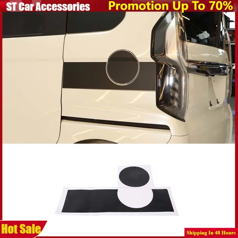 

For Honda N-BOX 2017-2021 PVC Polyvinyl Chloride Auto Fuel Tank Cap Decorative Sticker Exterior Anti-Scratch Accessories