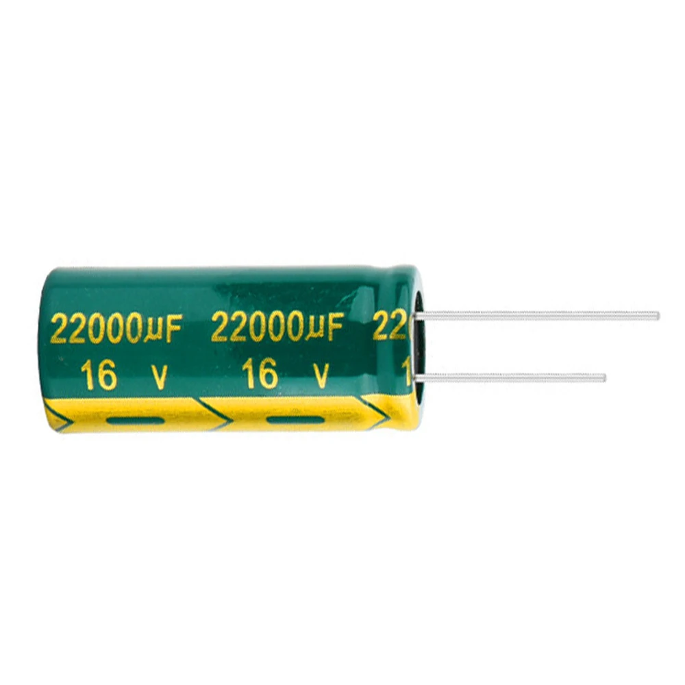 

2pcs/lot 22000uf16V Low ESR/Impedance high frequency aluminum electrolytic capacitor size 18*40 16V 22000uf 20%