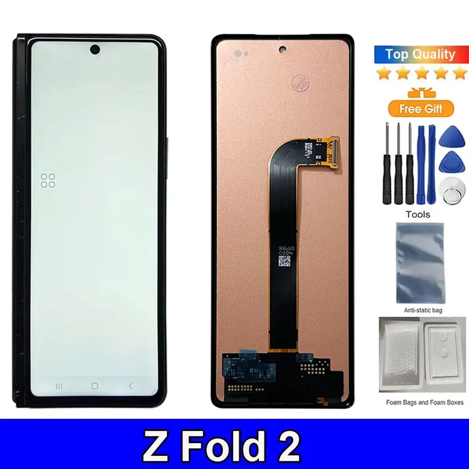 Samsung Galaxy Z Fold2 2用LCDディスプレイタッチパネルデジタイザー