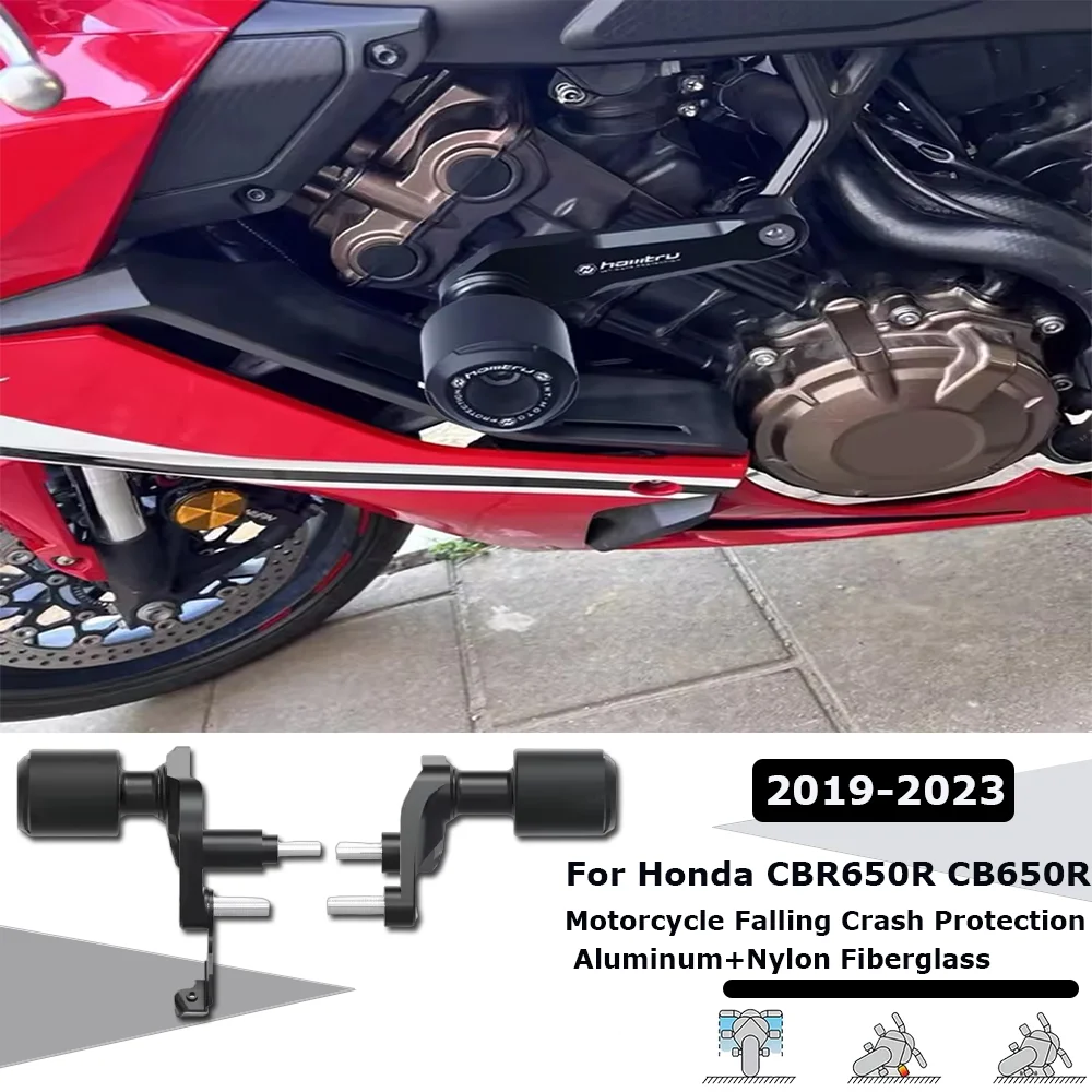 혼다 CBR650R / CB650R 2019 2020 2021 2022 2023 CBR650R CB650R 모토크로스 프레임 슬라이더 충돌 방지 장치