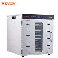 VEVOR 10 Trays Food Dehydrator Stainless Steel Machine 800W/1000W Household Vegetables Fruit Dryer with Digital Timer for Home 1
