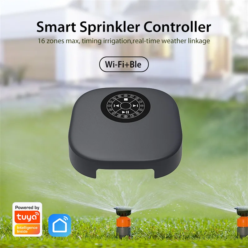 

Tuya Smart 16-Zone Max Smart Sprinkler Controller with Tuya App Wireless Control and Irrigation Timing Function