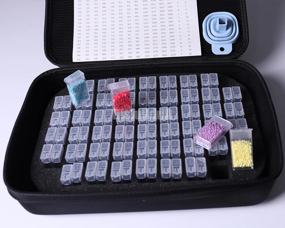 18 Pocket Diamond Painting Drill Storage Handbag Felt DIY Mosaic Bead Carry  Bags