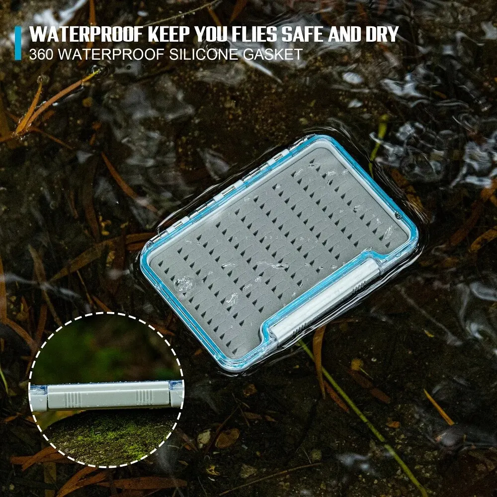 Goture Waterproof Fly Fishing Lure Storage Boxes Case Container Transparent  ABS Plastic Fish Hook Box Fishing Tackle Accessory - AliExpress