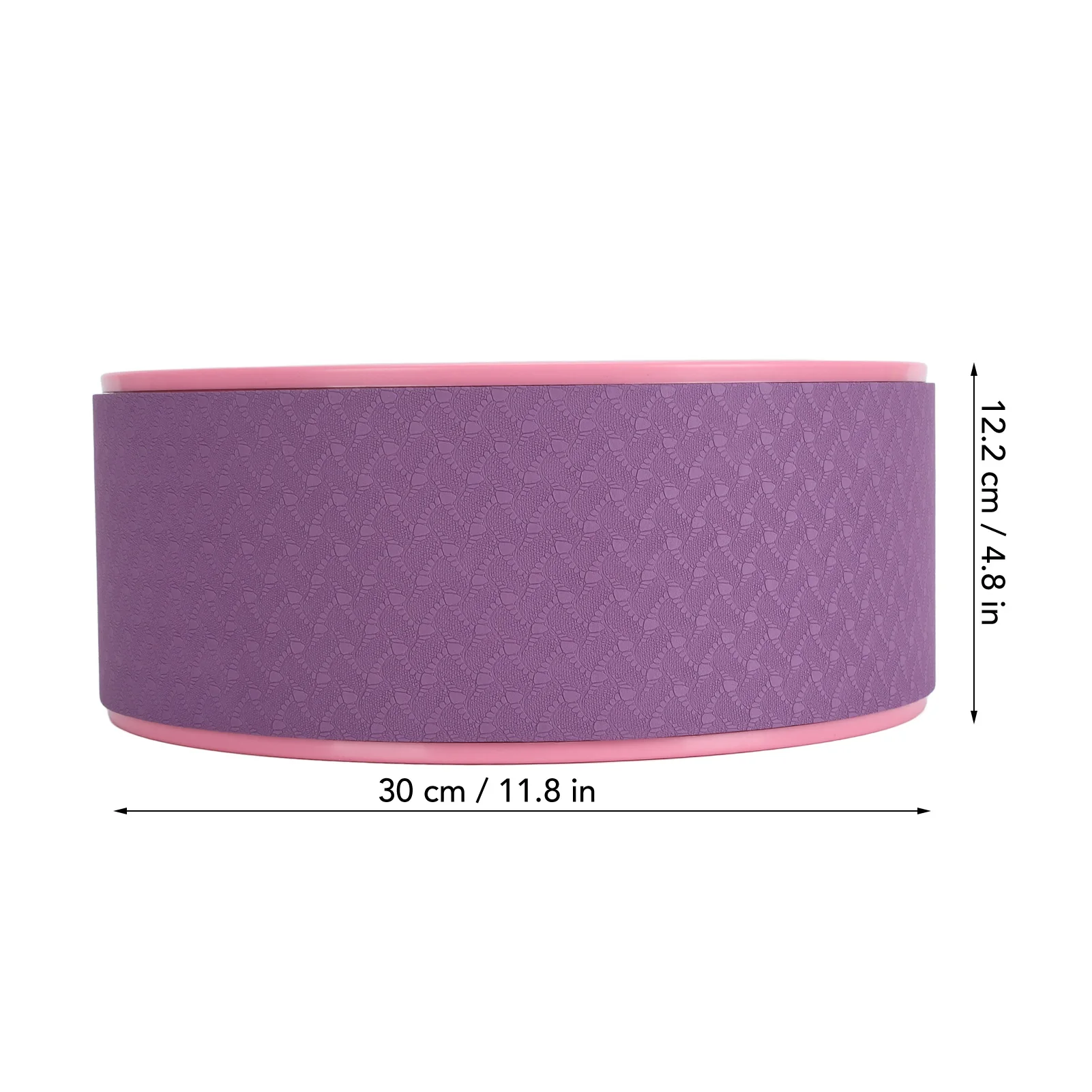 Back Roller Wheel Massage Improving Poses Stretching Wheel Foam Roller For Home Purple