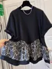 Plus Size Summer Print Floral Shirt Women Casual Loose Fashion Short Sleeve Women Blouse Ladies Tops