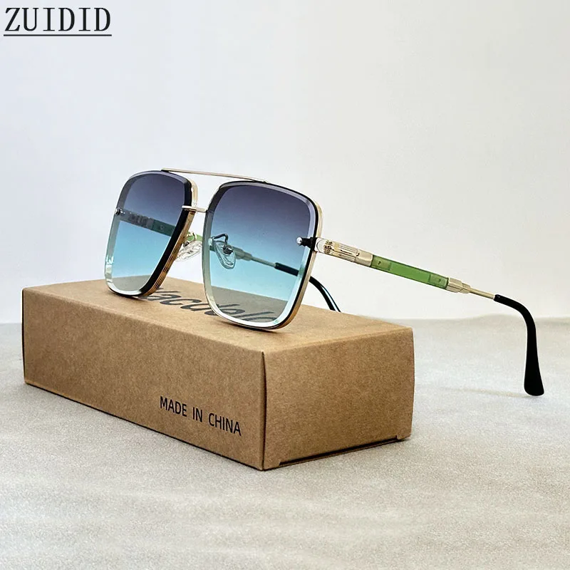 Quadratische Sonnenbrille für Männer 2024, Vintage-Mode, Brille, Luxus-Retro-Sonnenbrille, Damen, trendige Urlaubs-Sonnenbrille, Gafas De Sol Hombre